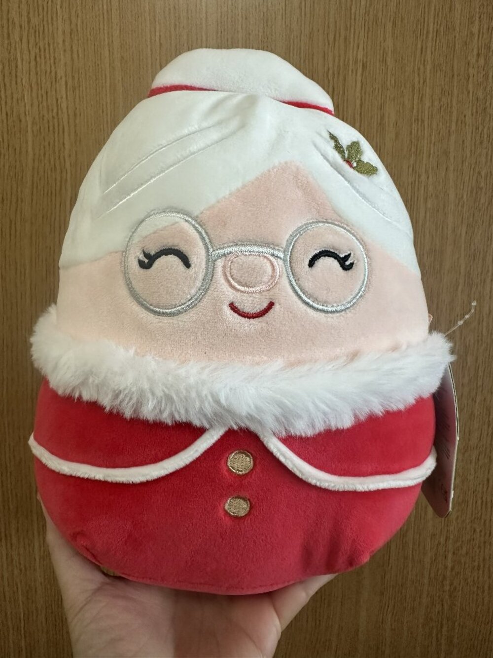 Squishmallows Nicolette Mrs. Santa Claus Plush